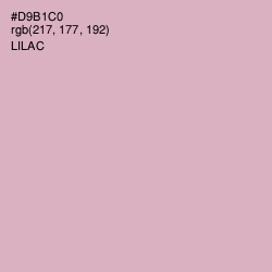 #D9B1C0 - Lilac Color Image