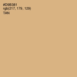 #D9B381 - Tan Color Image
