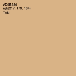 #D9B386 - Tan Color Image