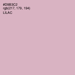 #D9B3C2 - Lilac Color Image
