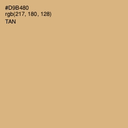 #D9B480 - Tan Color Image