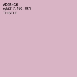 #D9B4C5 - Thistle Color Image