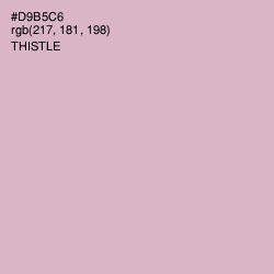 #D9B5C6 - Thistle Color Image