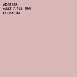 #D9B6B8 - Blossom Color Image