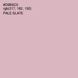 #D9B6C0 - Pale Slate Color Image