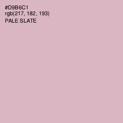 #D9B6C1 - Pale Slate Color Image