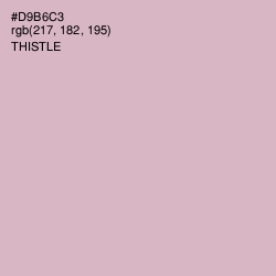 #D9B6C3 - Thistle Color Image