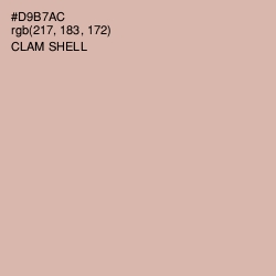 #D9B7AC - Clam Shell Color Image