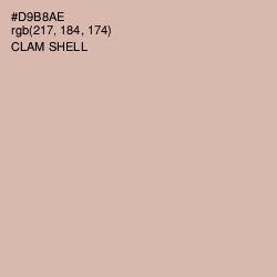 #D9B8AE - Clam Shell Color Image