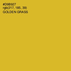 #D9B927 - Golden Grass Color Image