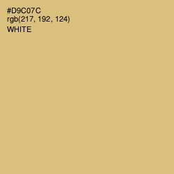 #D9C07C - Chenin Color Image