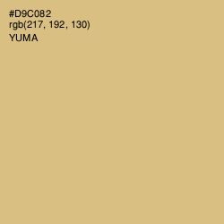 #D9C082 - Yuma Color Image