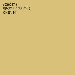 #D9C179 - Chenin Color Image