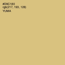 #D9C180 - Yuma Color Image