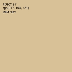 #D9C197 - Brandy Color Image