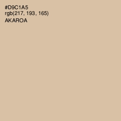 #D9C1A5 - Akaroa Color Image