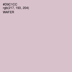 #D9C1CC - Wafer Color Image