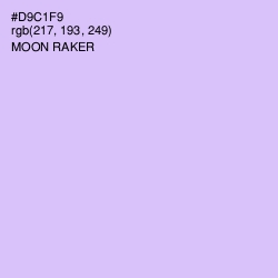 #D9C1F9 - Moon Raker Color Image