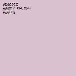 #D9C2CC - Wafer Color Image