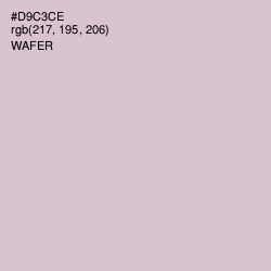 #D9C3CE - Wafer Color Image