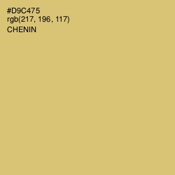 #D9C475 - Chenin Color Image