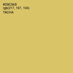 #D9C568 - Tacha Color Image