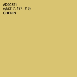#D9C571 - Chenin Color Image