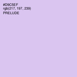 #D9C5EF - Prelude Color Image