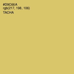 #D9C66A - Tacha Color Image