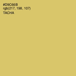 #D9C66B - Tacha Color Image