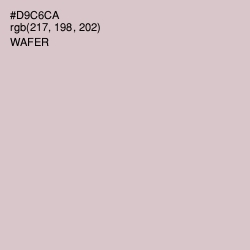#D9C6CA - Wafer Color Image