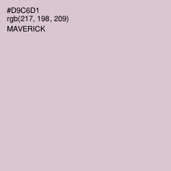 #D9C6D1 - Maverick Color Image