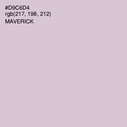 #D9C6D4 - Maverick Color Image
