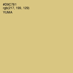 #D9C781 - Yuma Color Image