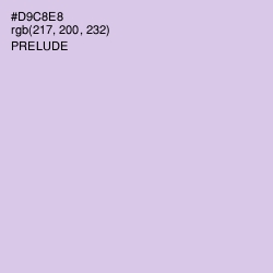 #D9C8E8 - Prelude Color Image