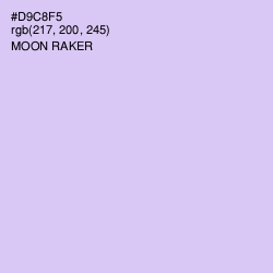 #D9C8F5 - Moon Raker Color Image