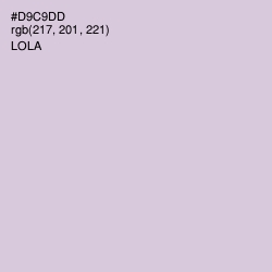 #D9C9DD - Lola Color Image