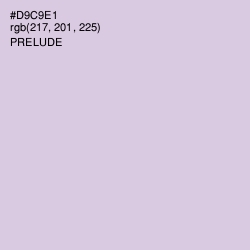 #D9C9E1 - Prelude Color Image