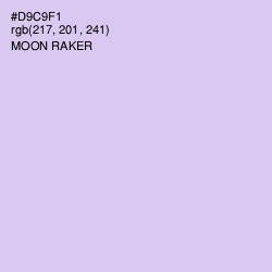 #D9C9F1 - Moon Raker Color Image