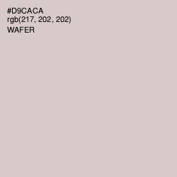 #D9CACA - Wafer Color Image