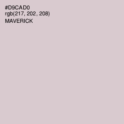 #D9CAD0 - Maverick Color Image