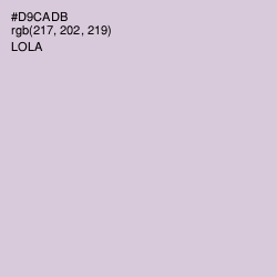 #D9CADB - Lola Color Image