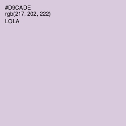 #D9CADE - Lola Color Image