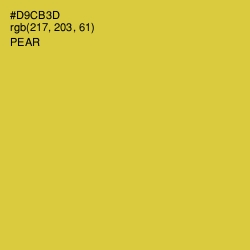 #D9CB3D - Pear Color Image