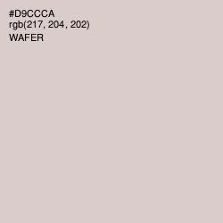 #D9CCCA - Wafer Color Image