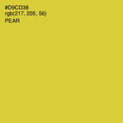 #D9CD38 - Pear Color Image