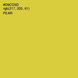 #D9CD3D - Pear Color Image