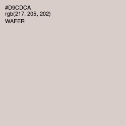 #D9CDCA - Wafer Color Image