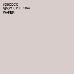 #D9CDCC - Wafer Color Image