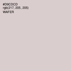 #D9CDCD - Wafer Color Image